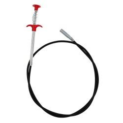 Sarpe, carlig, cablu - aparat desfundat tevi de scurgere, metalic, tub flexibil, 160 cm